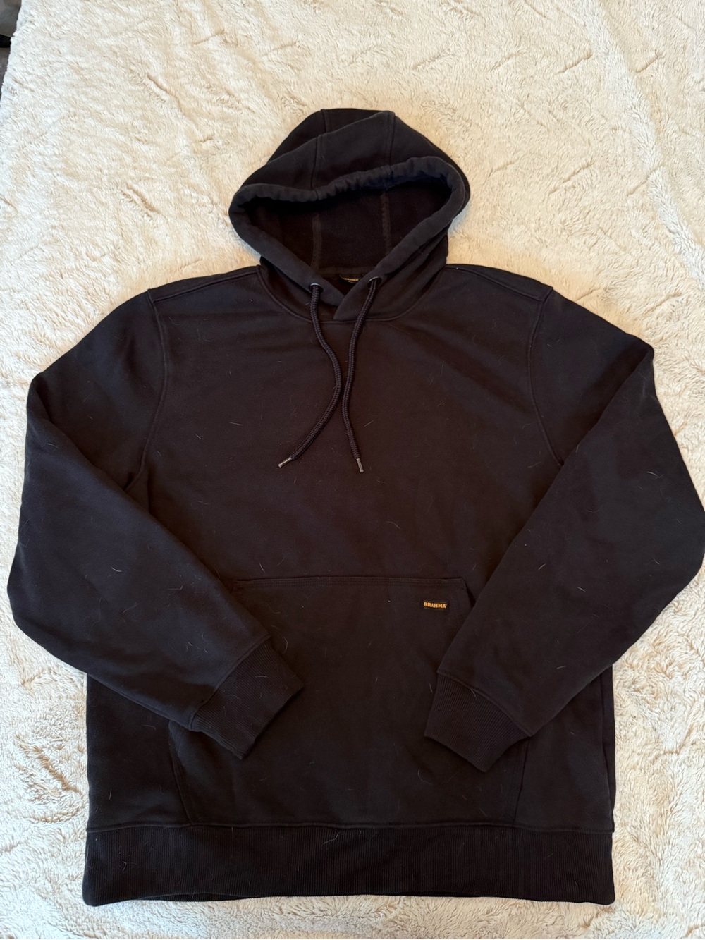 Brahma Black Pullover Hoodie